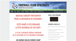 Desktop Screenshot of fcepalinges.ch